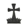 Fleur + croix Jésus noir