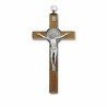 Croix de Saint Benoit en bois et métal
