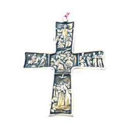 Croix de la Nativité en métal