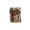 Kerststal 6 cm handgeverfd hars