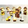 Kerststal 10 onderwerpen 6 cm hars
