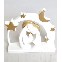 Kerststal met een stijl van 11 cm