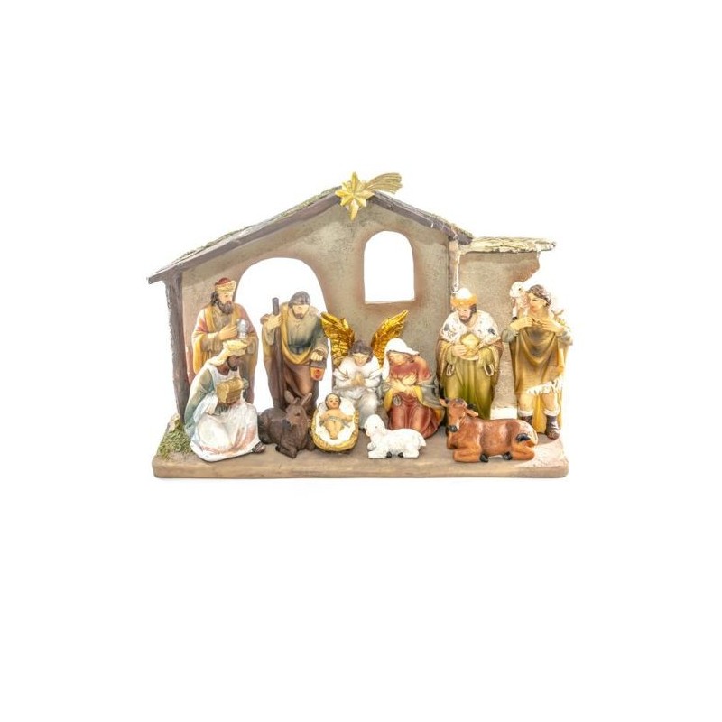 Kerststal kerstmis. 10 cm