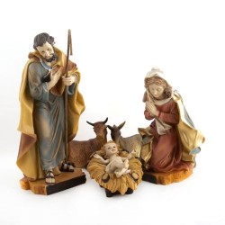 Kerststal het bestaat uit 5 delen hars. 30 cm