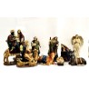 Set crèche 11 onderwerpen 20cm hars