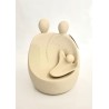 Beeld van de Heilige Familie van keramiek. 15 cm