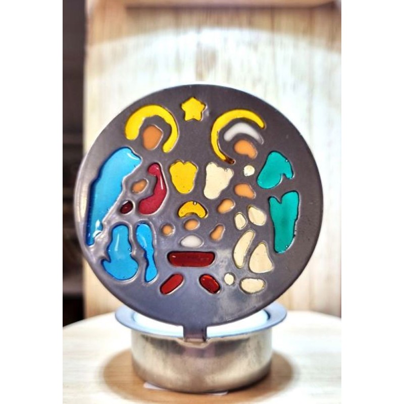 Fotofoor crèche glazen effect