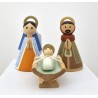 Sainte famille en bois doré