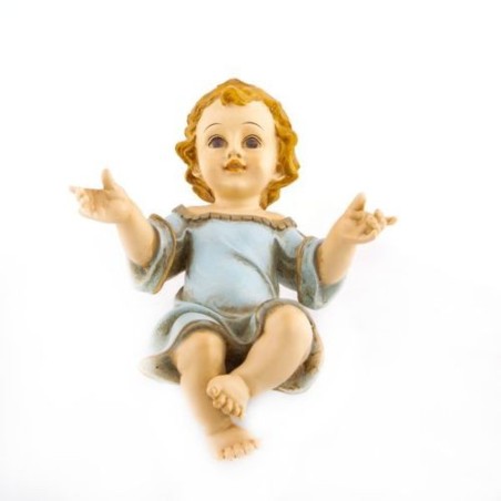 Statue de l’Enfant Jésus en résine. 20 cm