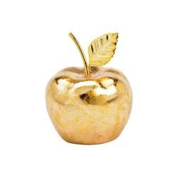Keramische gouden appels 12x9x9cm