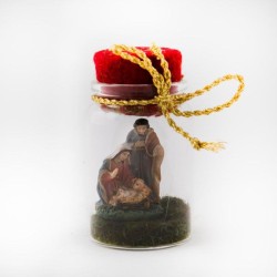 Nativité dans un flacon. 8 cm
