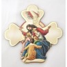 Kruis met heilig beeld. 12/12 cm