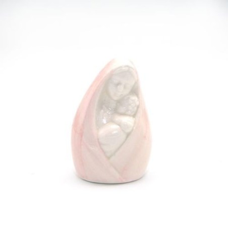 Statue de la Vierge Enfant en porcelaine. 6 cm