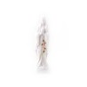 Statue lumineuse de Notre Dame de Lourdes en biscuit. 20 cm
