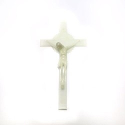 Croix lumineuse en PVC. 30 cm
