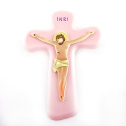 Crucifix en polymère. disponible en plusieurs couleurs différentes