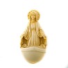 Bénitier de la Vierge Miraculeuse avec couronne d'étoiles. 16 cm