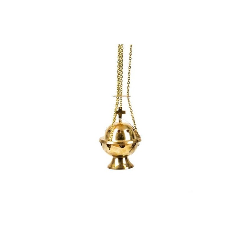 Golden Hanging Censer. 13 cm