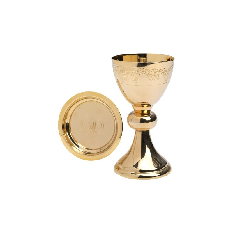 Glas met patheen H 19 cm Pl. Maar