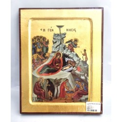 Icône de la nativité. 16/22 cm