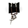 Rozenkrans met bruin houten water op ketting