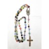 Chapelet en verre murano avec fermeture. perles de 6 mm