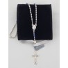 CHAPELET ARG PERLES PATER CRISTAL 3MM