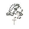 Chapelet en pierre Onyx noir