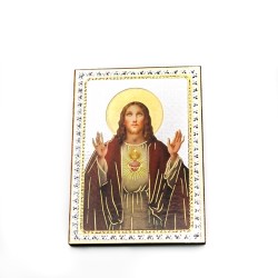 Icone 10x14 Sacré Coeur de Jésus
