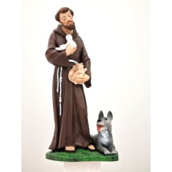 Standbeeld St. Francois 30 cm hars