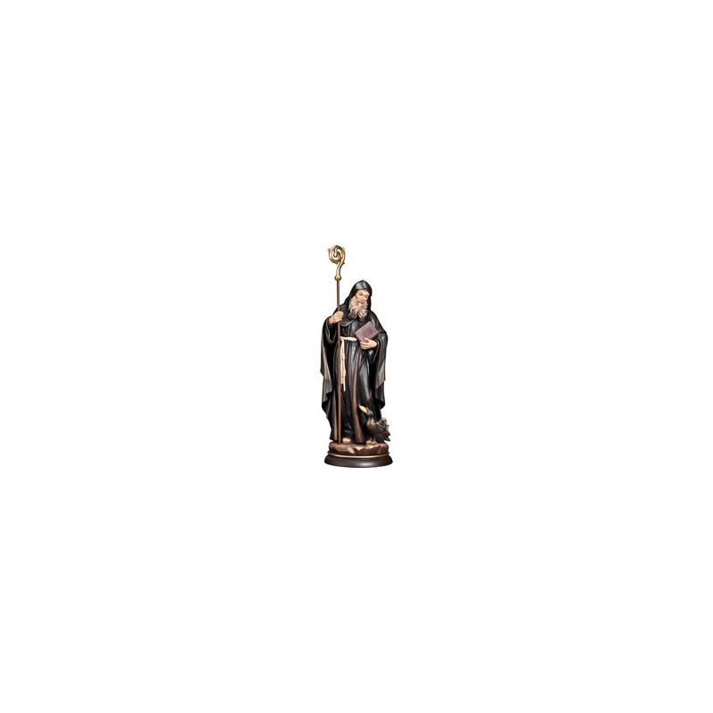 Beeld van St. Benoit 32 cm van esdoornhout