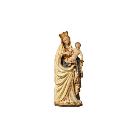 Statue de Notre Dame de Breslau en bois d'érable. 35 cm