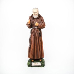 Standbeeld van Pater Pio in hars.90 cm