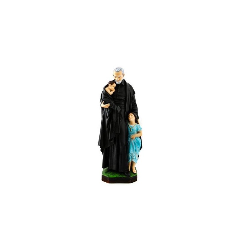 Beeld van Sint Vincent van Paulus van hars. 40 cm