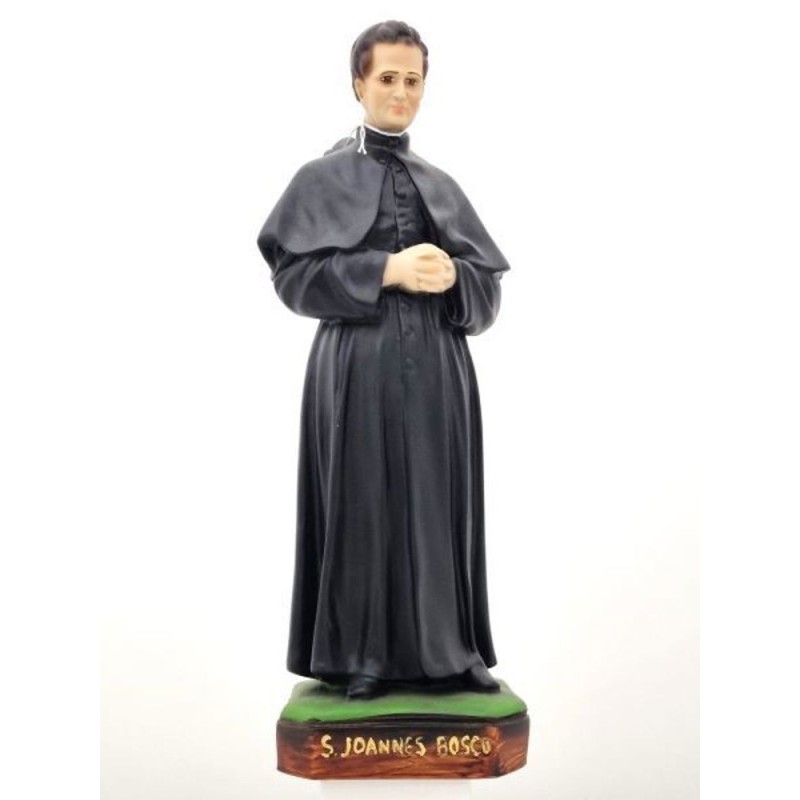 Beeld van Don Bosco van hars. 40 cm