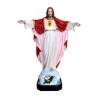 Statue Sacré Coeur de Jésus bras ouverts 85cm résine
