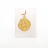 Sint-Christoffelmedaille in verguld goud.16 mm