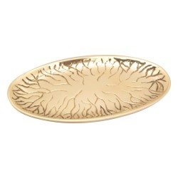 PLATEAU OVALE 13CM LAITON
