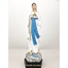 Statue Vierge décorée 50cm résine