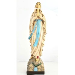 Standbeeld van onze Lieve Vrouw van Lourdes. 65 cm