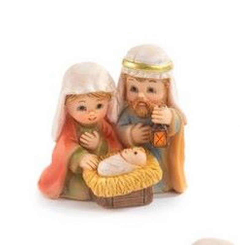 Mini nativité enfantine 5cm 3 modèles résine