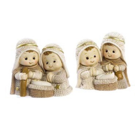 Nativité enfantine 3.4cm 2 modèles résine