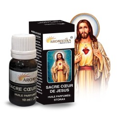 Huile essentielle parfumée de Jésus Sacré Coeur. 10 ml