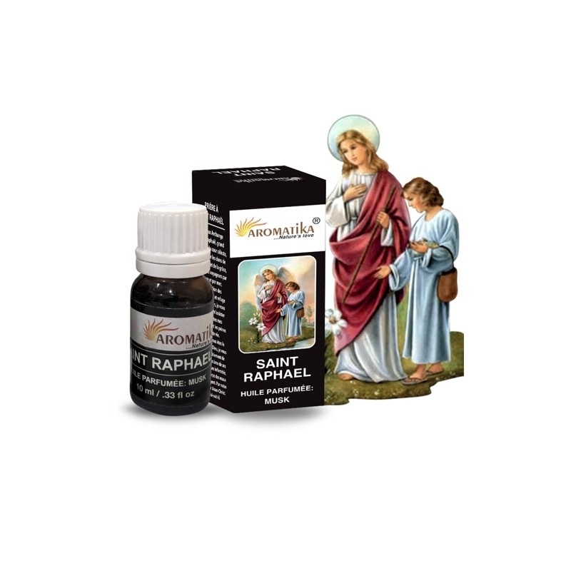 Huile essentielle parfumée de Saint Raphael. 10 ml