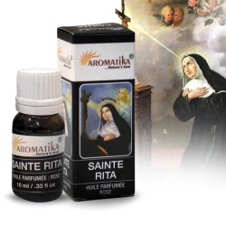 Huile essentielle parfumée de Sainte Rita. 10 ml