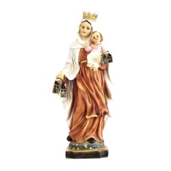 Standbeeld n.D. Scapular Carmel 21 cm hars