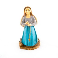 Standbeeld van Sint-Bernadette in hars. 15 cm