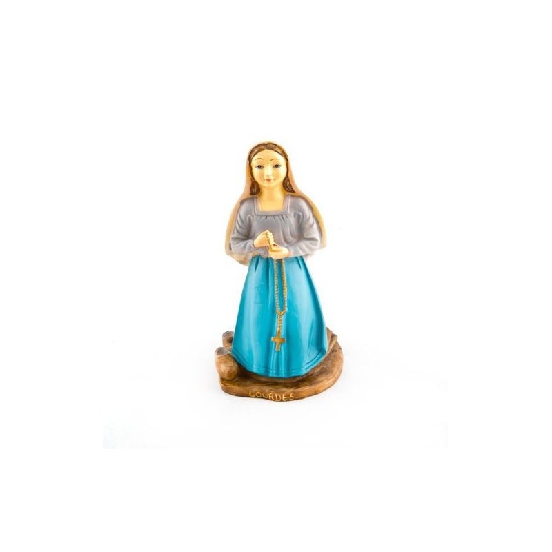 Standbeeld van Sint-Bernadette in hars. 15 cm