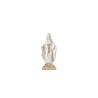 Statue Miraculeuse blanche 20cm avec médaille métal