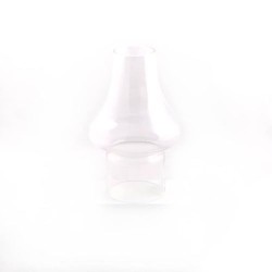 Tête de lampe à bougie en verre. diamètre de 6 cm